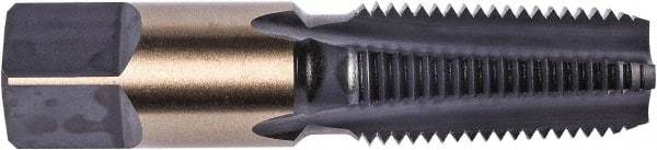 Union Butterfield - 2 - 11-1/2 NPT Thread, 7 Flute Standard Pipe Tap - 4-1/2" OAL, 1-3/4" Thread Length, Oxide Finish, High Speed Steel - Exact Industrial Supply