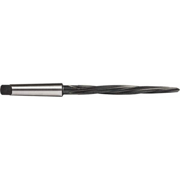 Union Butterfield - 7/16" Reamer Diam, 1/4" Small End Diam, 2MT Morse Taper Shank, 4-3/8" Flute, Bridge Reamer - Industrial Tool & Supply