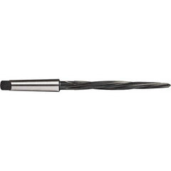 Union Butterfield - 7/16" Reamer Diam, 1/4" Small End Diam, 2MT Morse Taper Shank, 4-3/8" Flute, Bridge Reamer - Industrial Tool & Supply