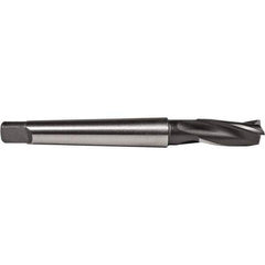 Union Butterfield - 1-1/8" Diam, 3" Shank, Diam, 3 Flutes, Taper Shank, Interchangeable Pilot Counterbore - Industrial Tool & Supply