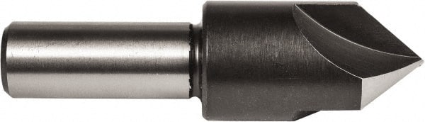 Union Butterfield - 3/8" Head Diam, 1/4" Shank Diam, 3 Flute 60° High Speed Steel Countersink - Industrial Tool & Supply