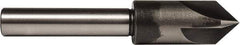 Union Butterfield - 3/4" Head Diam, 1/2" Shank Diam, 4 Flute 60° High Speed Steel Countersink - Bright Finish, 4-1/8" OAL, Single End, Straight Shank, Right Hand Cut - Industrial Tool & Supply
