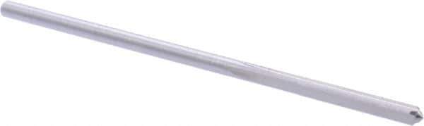 Union Butterfield - 1/8" High Speed Steel 4 Flute Chucking Reamer - Straight Flute, 0.119" Straight Shank, 7/8" Flute Length, 3-1/2" OAL - Industrial Tool & Supply