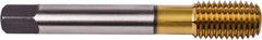 Union Butterfield - 3/8-16 UNC 2B Modified Bottoming Thread Forming Tap - Powdered Metal High Speed Steel, TiN Finish, 3.937" OAL, 0.866" Thread Length, Right Hand Thread, Series 1691AP - Exact Industrial Supply