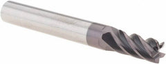 M.A. Ford - 9/32", 5 Flute, Single End, Solid Carbide, 0.015" Corner Radius End Mill - 2-1/2" OAL, 38° Helix, Right Hand Flute, 5/8" LOC, Right Hand Cut - Industrial Tool & Supply
