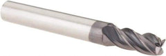 M.A. Ford - 9/32", 4 Flute, Single End, Solid Carbide, 0.03" Corner Radius End Mill - 2-1/2" OAL, 35/38° Helix, Right Hand Flute, 5/16" LOC, Right Hand Cut - Industrial Tool & Supply