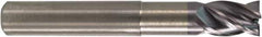 M.A. Ford - 5mm, 8mm LOC, 6mm Shank Diam, 57mm OAL, 4 Flute, Solid Carbide Square End Mill - Single End, ALtima Finish, 35/38° Helix, Centercutting, Right Hand Cut, Right Hand Flute, Series 177S - Industrial Tool & Supply