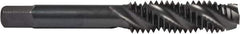 Union Butterfield - 1/2-13 UNC 3 Flute 2B/3B Plug Spiral Flute Tap - High Speed Steel, Oxide Finish, 3-3/8" OAL, Right Hand Flute, Right Hand Thread, H3, Series 1591 - Exact Industrial Supply