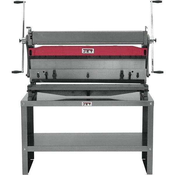 Jet - Combination Roller, Shear & Brake Machines Maximum Mild Steel Shearing Capacity (Gauge): 20 Maximum Mild Steel Bending Capacity (Gauge): 20 - Industrial Tool & Supply