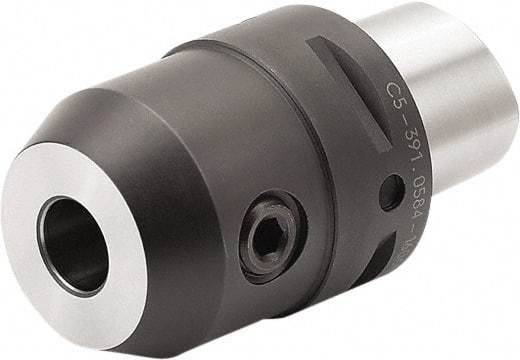 Seco - C6 Modular Connection 32mm Hole End Mill Holder/Adapter - 72mm Nose Diam, 90mm Projection, Through-Spindle Coolant - Exact Industrial Supply