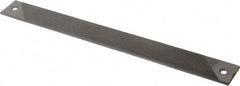 PFERD - 14" Long, Smooth Cut, Flat American-Pattern File - Single Cut, 0.38" Overall Thickness, Flexible - Industrial Tool & Supply