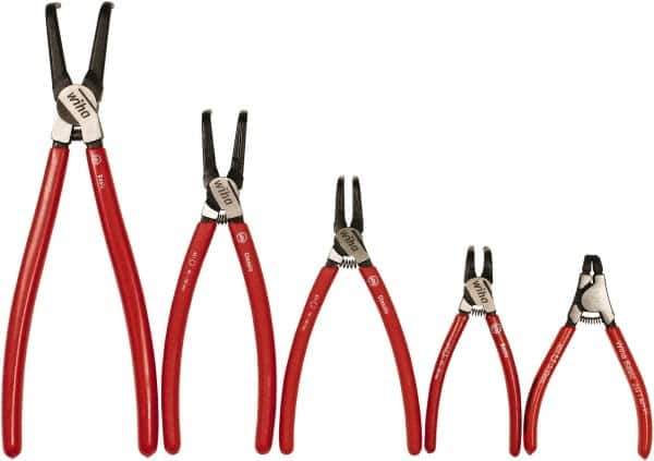 Wiha - 5 Piece Retaining Ring Plier Set - Comes in Box - Industrial Tool & Supply