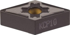 Kennametal - DNMG442 FW Grade KCP05 Carbide Turning Insert - TiCN/Al2O3 Finish, 55° Diamond, 1/2" Inscr Circle, 1/4" Thick, 1/32" Corner Radius - Industrial Tool & Supply