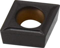 Kennametal - CCMT32.51 LF Grade KCP25 Carbide Turning Insert - TiCN/Al2O3 Finish, 80° Diamond, 3/8" Inscr Circle, 5/32" Thick, 1/64" Corner Radius - Industrial Tool & Supply