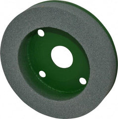 Camel Grinding Wheels - 6" Diam, 1-1/4" Hole Size, 1" Overall Thickness, 80 Grit, Type 50 Tool & Cutter Grinding Wheel - Medium Grade, Silicon Carbide, I Hardness, Vitrified Bond, 3,450 RPM - Industrial Tool & Supply