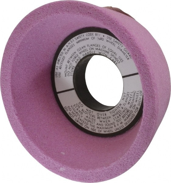 Grier Abrasives - 4" Diam, 1-1/4" Hole, 1-1/2" Thick, 80 Grit Type 11 Tool & Cutter Grinding Wheel - Industrial Tool & Supply