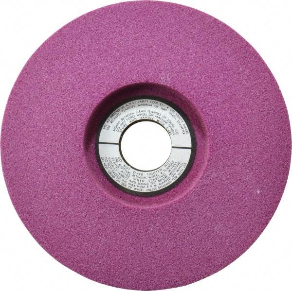 Grier Abrasives - 7" Diam x 1-1/4" Hole x 1" Thick, J Hardness, 60 Grit Surface Grinding Wheel - Aluminum Oxide, Type 5, Medium Grade, 3,600 Max RPM, Vitrified Bond, One-Side Recess - Industrial Tool & Supply
