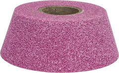 Grier Abrasives - 4" Diam, 1-1/4" Hole Size, 2-3/16" Overall Thickness, 60 Grit, Type 11 Tool & Cutter Grinding Wheel - Medium Grade, Aluminum Oxide, K Hardness, Vitrified Bond, 6,207 RPM - Industrial Tool & Supply