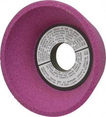 Grier Abrasives - 5" Diam, 1-1/4" Hole Size, 2-3/16" Overall Thickness, 60 Grit, Type 11 Tool & Cutter Grinding Wheel - Medium Grade, Aluminum Oxide, J Hardness, Vitrified Bond, 4,966 RPM - Industrial Tool & Supply