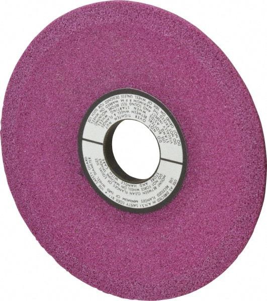 Grier Abrasives - 6" Diam, 1-1/4" Hole Size, 1/2" Overall Thickness, 46 Grit, Type 12 Tool & Cutter Grinding Wheel - Coarse Grade, Aluminum Oxide, J Hardness, Vitrified Bond, 4,138 RPM - Industrial Tool & Supply