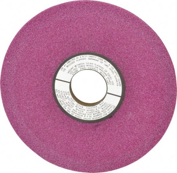 Grier Abrasives - 6" Diam, 1-1/4" Hole Size, 1/2" Overall Thickness, 60 Grit, Type 12 Tool & Cutter Grinding Wheel - Medium Grade, Aluminum Oxide, J Hardness, Vitrified Bond, 4,138 RPM - Industrial Tool & Supply