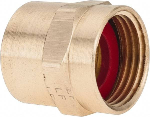 ANDERSON METALS - 3/4 FGHT & 3/4 FPT Garden Hose Female x FIP - Lead Free Brass, Female Hose to Female Pipe Connector - Industrial Tool & Supply