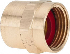 ANDERSON METALS - 3/4 FGHT & 3/4 FPT Garden Hose Female x FIP - Lead Free Brass, Female Hose to Female Pipe Connector - Industrial Tool & Supply