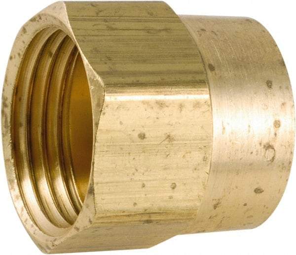 ANDERSON METALS - 3/4 FGHT & 1/2 FPT Garden Hose Female x FIP - Lead Free Brass, Female Hose to Female Pipe Connector - Industrial Tool & Supply