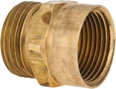 ANDERSON METALS - 3/4 MGHT & 3/4 FPT Garden Hose Male x FIP - Lead Free Brass, Male Hose to Female Pipe Connector - Industrial Tool & Supply