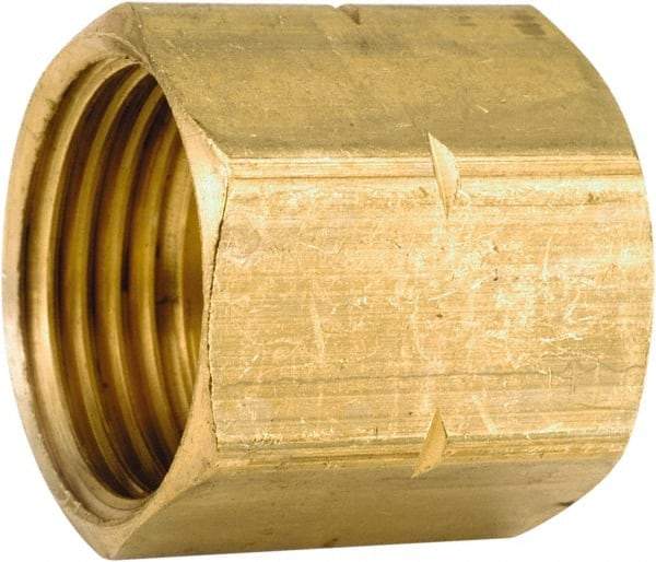 ANDERSON METALS - 3/4 GHT Garden Hose Female Union - Lead Free Brass, Female Hose to Female Hose Connector - Industrial Tool & Supply