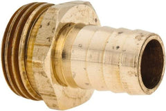ANDERSON METALS - 3/4 GHT Garden Hose Barb x Male - Lead Free Brass, Male Hose to Barb Connector - Industrial Tool & Supply