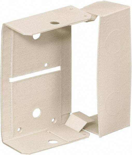 Hubbell Wiring Device-Kellems - 4.6 Inch Long x 1.66 Inch Wide, Raceway Elbow End - Ivory, For Use with HBL4750 Series Raceways - Industrial Tool & Supply
