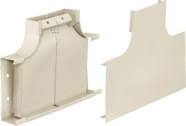 Hubbell Wiring Device-Kellems - 10.93 Inch Long x 7.27 Inch Wide x 1.62 Inch High, Raceway Fitting - Ivory, For Use with HBL4750 Series Raceways - Industrial Tool & Supply