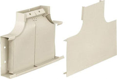 Hubbell Wiring Device-Kellems - 10.93 Inch Long x 7.27 Inch Wide x 1.62 Inch High, Raceway Fitting - Ivory, For Use with HBL4750 Series Raceways - Industrial Tool & Supply