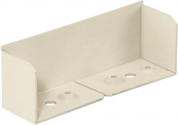 Hubbell Wiring Device-Kellems - 4.59 Inch Long x 1.31 Inch Wide x 1.64 Inch High, Rectangular Raceway Fitting - Ivory, For Use with HBL4750 Series Raceways - Industrial Tool & Supply