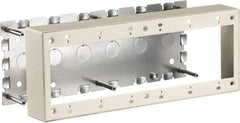 Hubbell Wiring Device-Kellems - 11.89 Inch Long x 1-3/4 Inch Wide x 4.54 Inch High, Rectangular Raceway Box - Ivory, For Use with HBL500 Series Raceways and HBL750 Series Raceways - Industrial Tool & Supply