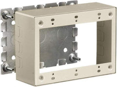 Hubbell Wiring Device-Kellems - 6.45 Inch Long x 2-1/4 Inch Wide x 4.54 Inch High, Rectangular Raceway Box - Ivory, For Use with HBL500 Series Raceways and HBL750 Series Raceways - Industrial Tool & Supply