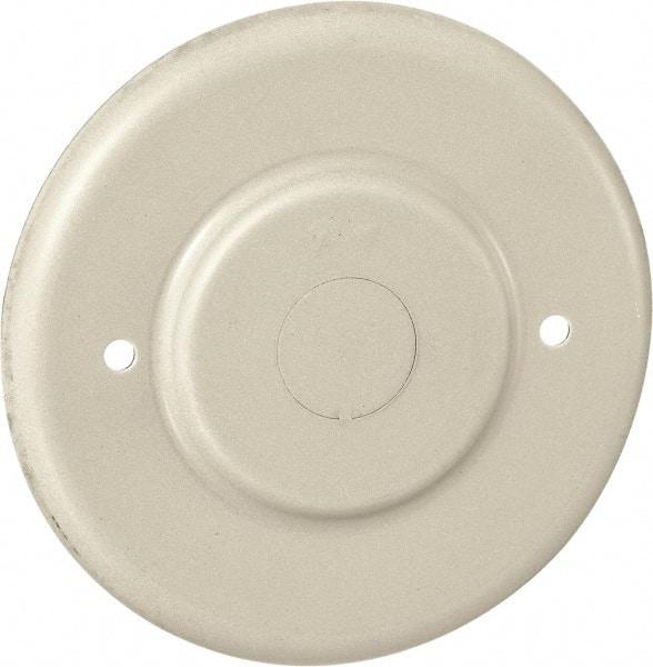 Hubbell Wiring Device-Kellems - 4.19 Inch Wide x 0.38 Inch High, Round Raceway Cover - Ivory, For Use with HBL500 Series Raceways and HBL750 Series Raceways - Industrial Tool & Supply