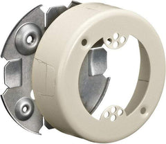 Hubbell Wiring Device-Kellems - 3 Inch Wide x 1.02 Inch High, Round Raceway Box - Ivory, For Use with HBL500 Series Raceways and HBL750 Series Raceways - Industrial Tool & Supply