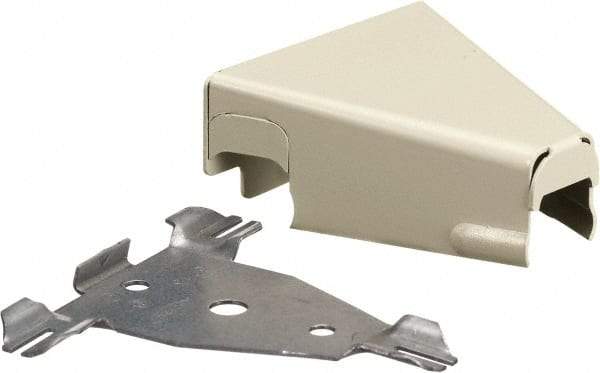 Hubbell Wiring Device-Kellems - 3.06 Inch Long x 1.14 Inch Wide x 3.03 Inch High, Raceway Fitting - Ivory, For Use with HBL500 Series Raceways and HBL750 Series Raceways - Industrial Tool & Supply