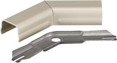 Hubbell Wiring Device-Kellems - 2.46 Inch Long x 0.58 Inch Wide x 2.46 Inch High, Raceway Elbow End - 45°, Ivory, For Use with HBL500 Series Raceways and HBL750 Series Raceways - Industrial Tool & Supply