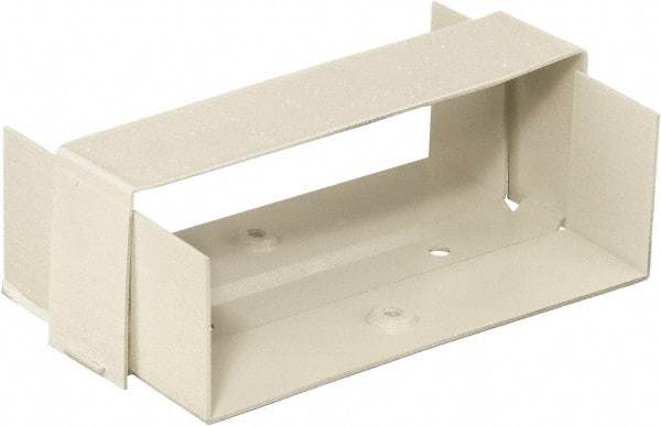 Hubbell Wiring Device-Kellems - 5.02 Inch Long x 2.79 Inch Wide, Rectangular Raceway Fitting - Ivory, For Use with HBL4750 Series Raceways - Industrial Tool & Supply