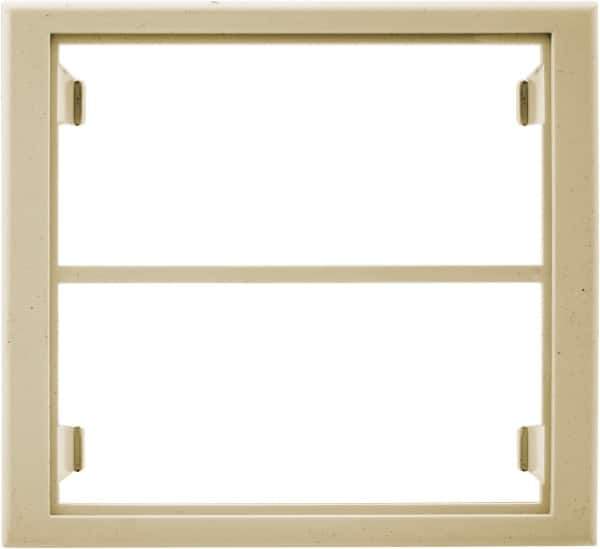 Hubbell Wiring Device-Kellems - 5-1/4 Inch Long x 4.76 Inch High, Rectangular Raceway Bracket - Ivory, For Use with HBL4700 Series Raceways and HBL4750 Series Metal Raceways and HBL6750 Series Metal Raceways - Industrial Tool & Supply