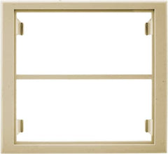 Hubbell Wiring Device-Kellems - 5-1/4 Inch Long x 4.76 Inch High, Rectangular Raceway Bracket - Ivory, For Use with HBL4700 Series Raceways and HBL4750 Series Metal Raceways and HBL6750 Series Metal Raceways - Industrial Tool & Supply