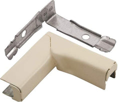 Hubbell Wiring Device-Kellems - 2.98 Inch Long x 0.94 Inch Wide x 3 Inch High, Raceway Elbow End - 90°, Ivory, For Use with HBL500 Series Raceways and HBL750 Series Raceways - Industrial Tool & Supply