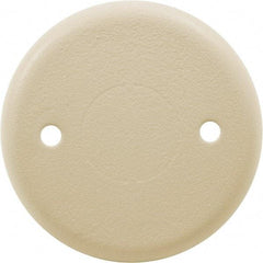 Hubbell Wiring Device-Kellems - 2.4 Inch Wide x 0.24 Inch High, Round Raceway Cover - Ivory, For Use with HBL500 Series Raceways and HBL750 Series Raceways - Industrial Tool & Supply