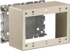 Hubbell Wiring Device-Kellems - 6.45 Inch Long x 2-3/4 Inch Wide x 4.54 Inch High, Rectangular Raceway Box - Ivory, For Use with HBL500 Series Raceways and HBL750 Series Raceways - Industrial Tool & Supply