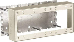 Hubbell Wiring Device-Kellems - 10.01 Inch Long x 1-3/4 Inch Wide x 4.54 Inch High, Rectangular Raceway Box - Ivory, For Use with HBL500 Series Raceways and HBL750 Series Raceways - Industrial Tool & Supply