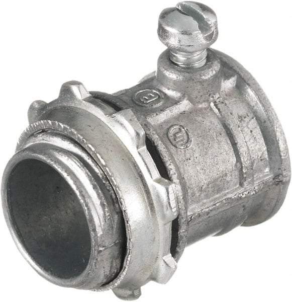 Hubbell Wiring Device-Kellems - 1.2 Inch Long x 1.09 Inch Wide, Raceway Connector Coupling - Metallic, For Use with HBL500 Series Raceways and HBL750 Series Raceways - Industrial Tool & Supply