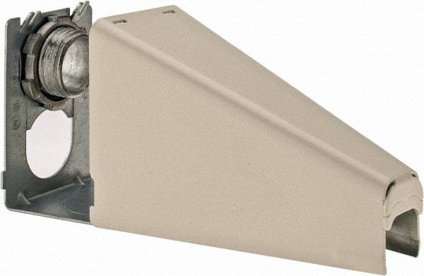 Hubbell Wiring Device-Kellems - 3.89 Inch Long x 1-1/2 Inch Wide x 1.84 Inch High, Raceway Connector Coupling - Ivory, For Use with HBL500 Series Raceways and HBL750 Series Raceways - Industrial Tool & Supply